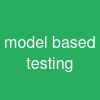 model based testing