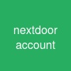 nextdoor account