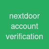 nextdoor account verification