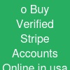 o Buy Verified Stripe Accounts Online in usa