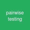 pairwise testing