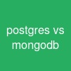 postgres vs mongodb