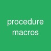 procedure macros