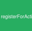 registerForActivityResult