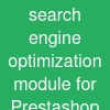 search engine optimization module for Prestashop