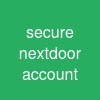 secure nextdoor account