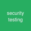 security testing