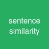 sentence similarity