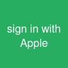 sign in with Apple