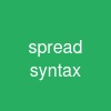 spread syntax