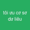 tối ưu cơ sở dữ liệu