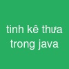 tính kế thừa trong java