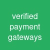 verified payment gateways