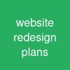 website redesign plans