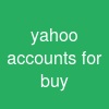 yahoo accounts for buy