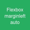 Flexbox margin-left auto