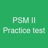 PSM II Practice test