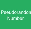 Pseudorandom Number
