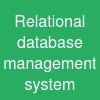 Relational database management system