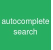 autocomplete search