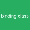 binding class