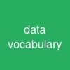 data vocabulary