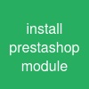 install prestashop module