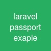 laravel passport exaple