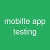 mobilte app testing