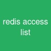 redis access list