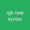 rgb new syntax