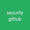 security github