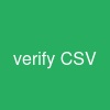 verify CSV