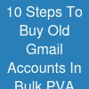 10 Steps To Buy Old Gmail Accounts In Bulk (PVA