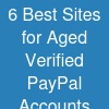 6 Best Sites for Aged & Verified PayPal Accounts Online