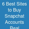 6 Best Sites to Buy Snapchat Accounts (Real