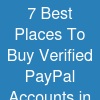 7 Best Places To Buy Verified PayPal Accounts in USA