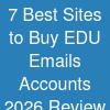 7 Best Sites to Buy EDU Emails Accounts (2026 Review & ...
