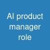 AI product manager role
