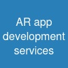 AR app development services