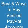 Best 6 Ways to Buy Verified PayPal Accounts