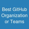 Best GitHub Organization or Teams