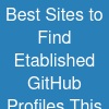 Best Sites to Find Etablished GitHub Profiles This Year