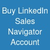 Buy LinkedIn Sales Navigator Account
