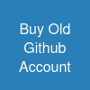 Buy Old Github Account