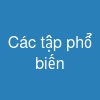 Các tập phổ biến