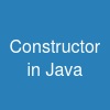 Constructor in Java