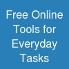 Free Online Tools for Everyday Tasks