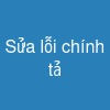 Sửa lỗi chính tả