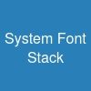 System Font Stack